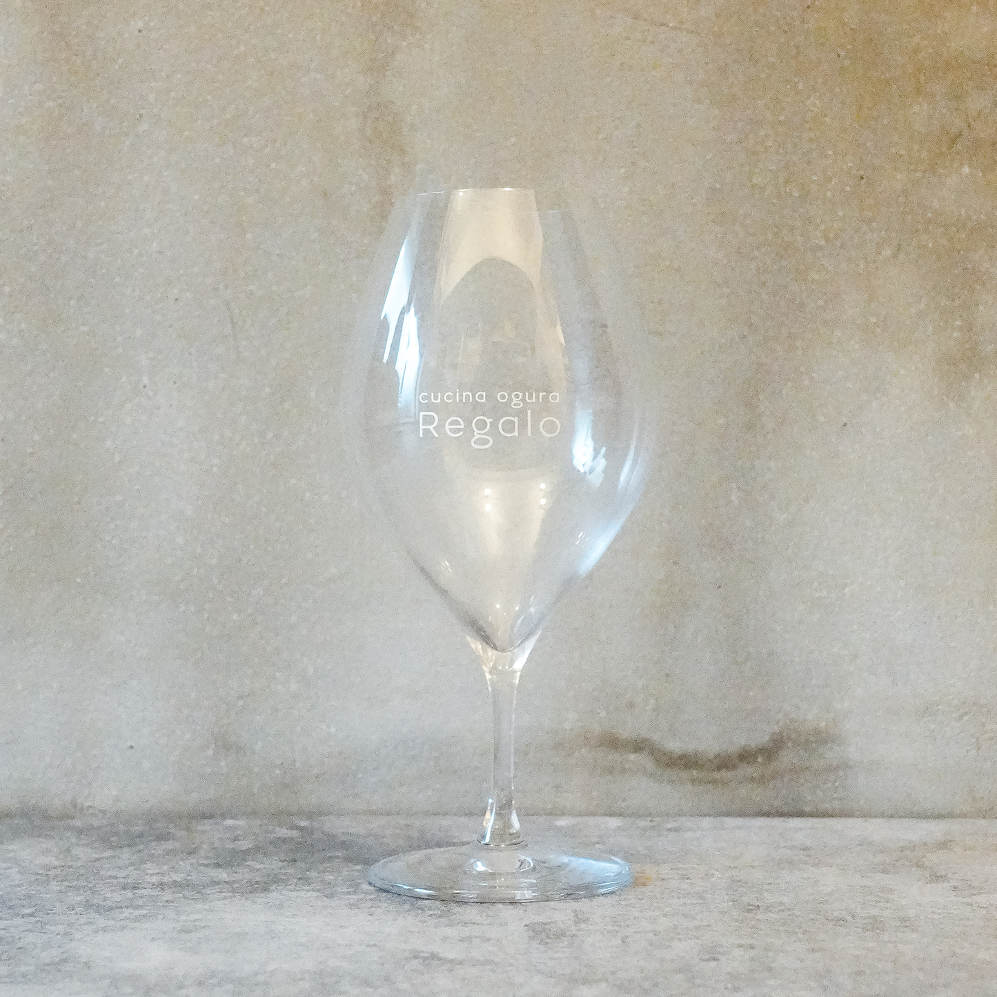 【Regalo ロゴ入り】ピッコロ10ozワイングラス 木村硝子