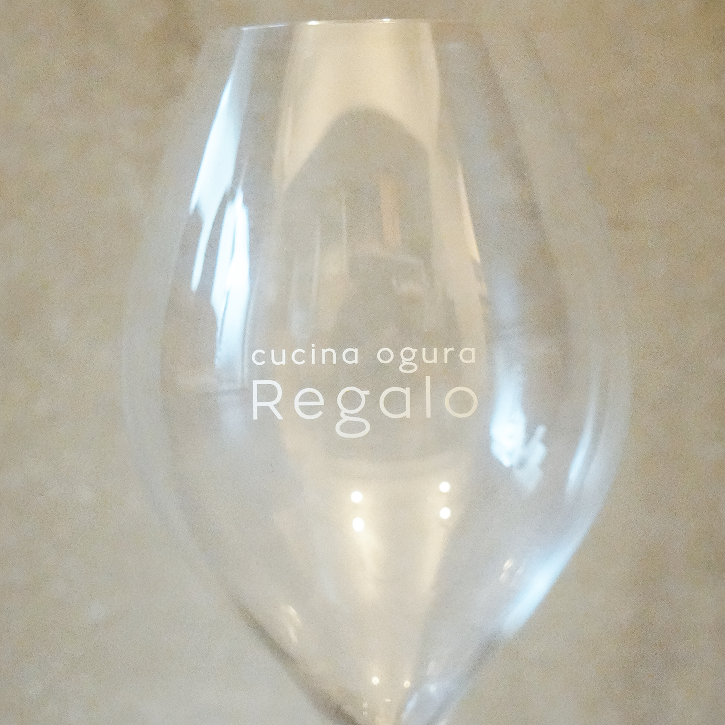 【Regalo ロゴ入り】ピッコロ10ozワイングラス 木村硝子