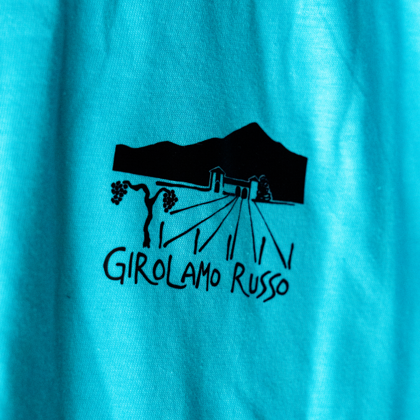 【数量限定】ジローラモルッソTシャツ(XLサイズ・アトールブルー)