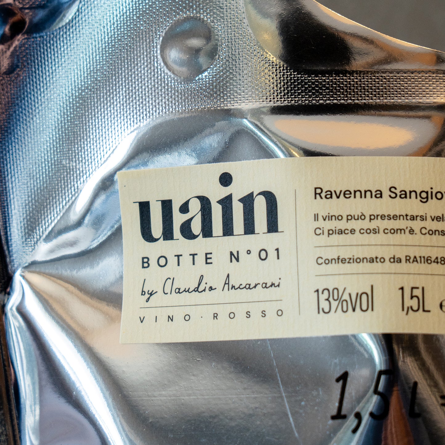 【赤ワイン】2022 NO.1 ラヴェンナ サンジョヴェーゼ 1500ml ウアイン