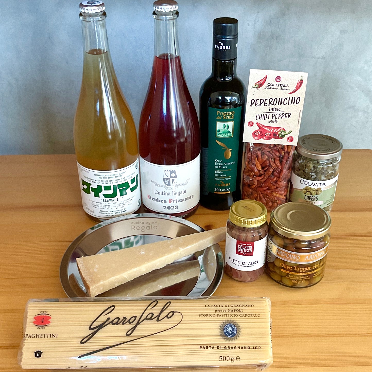 【プッタネスカ】二日酔い養成ミールキット ワイン2本付き
