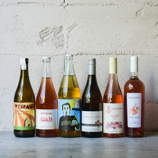 【秋のBBQやピクニックにぴったり】晴れた日に屋外で飲みたい自然派ワインセット【泡泡白白ロゼロゼ6種6本】