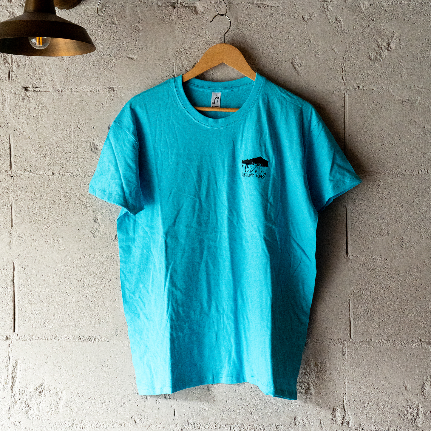 【数量限定】ジローラモルッソTシャツ（XLサイズ・アトールブルー）