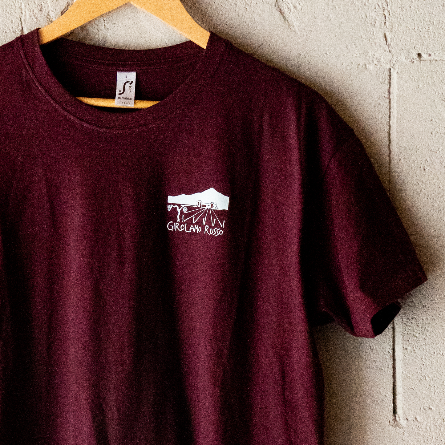 【数量限定】ジローラモルッソTシャツ（Lサイズ・バーガンディ）