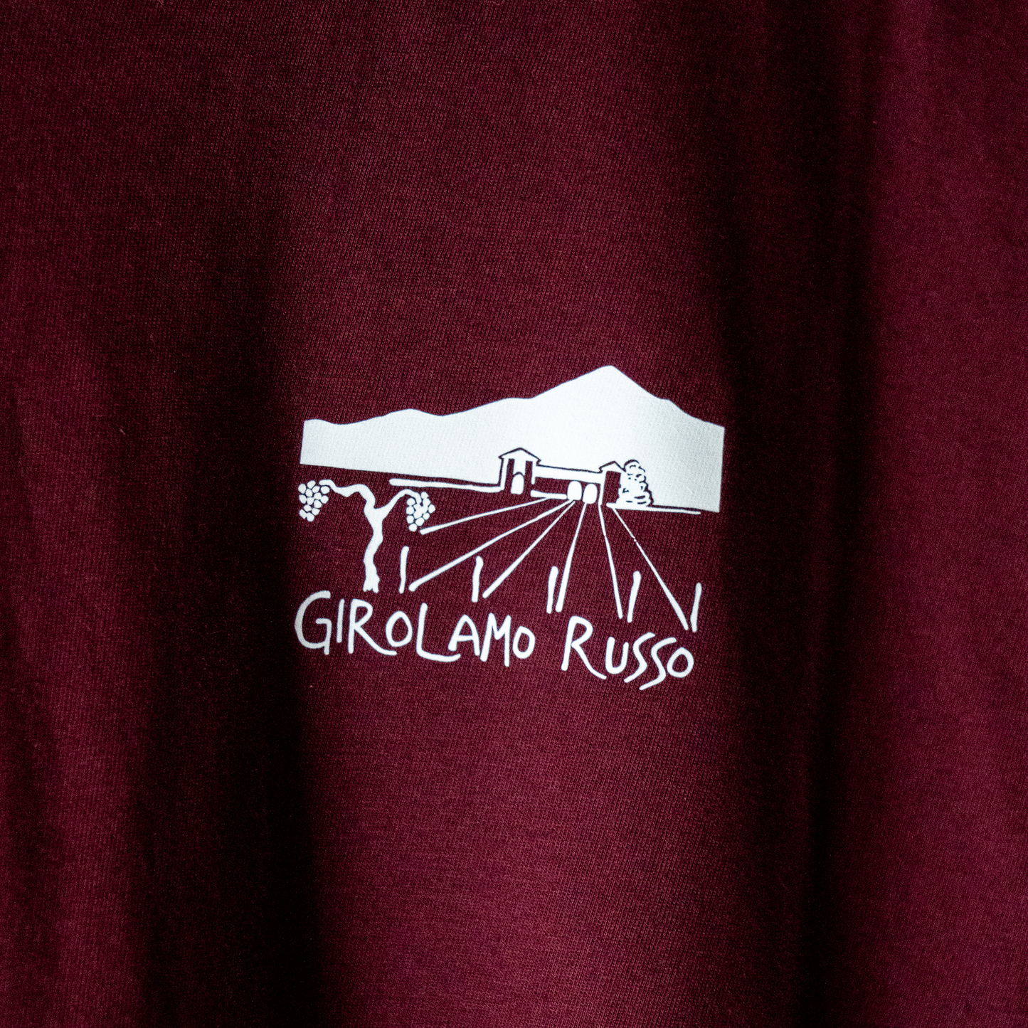 【数量限定】ジローラモルッソTシャツ（Lサイズ・バーガンディ）