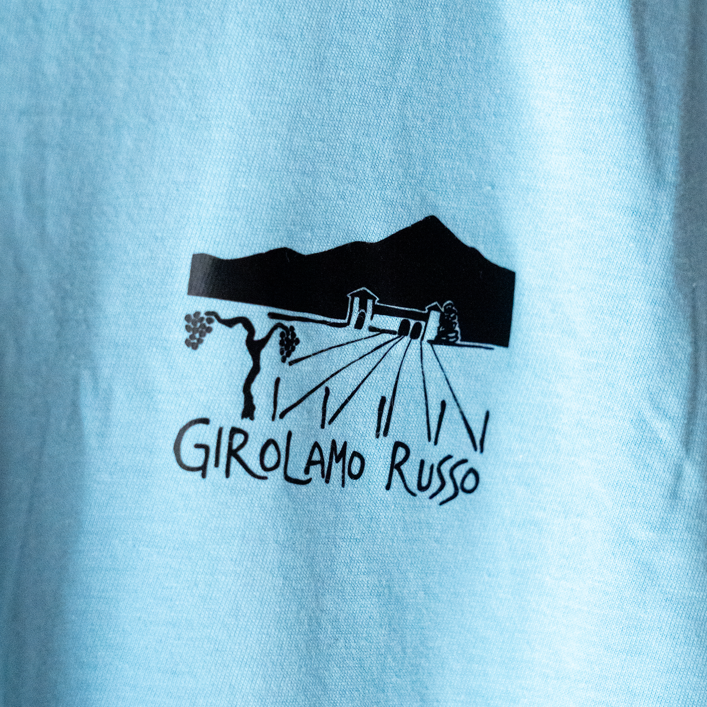【数量限定】ジローラモルッソTシャツ（Mサイズ・スカイブルー）