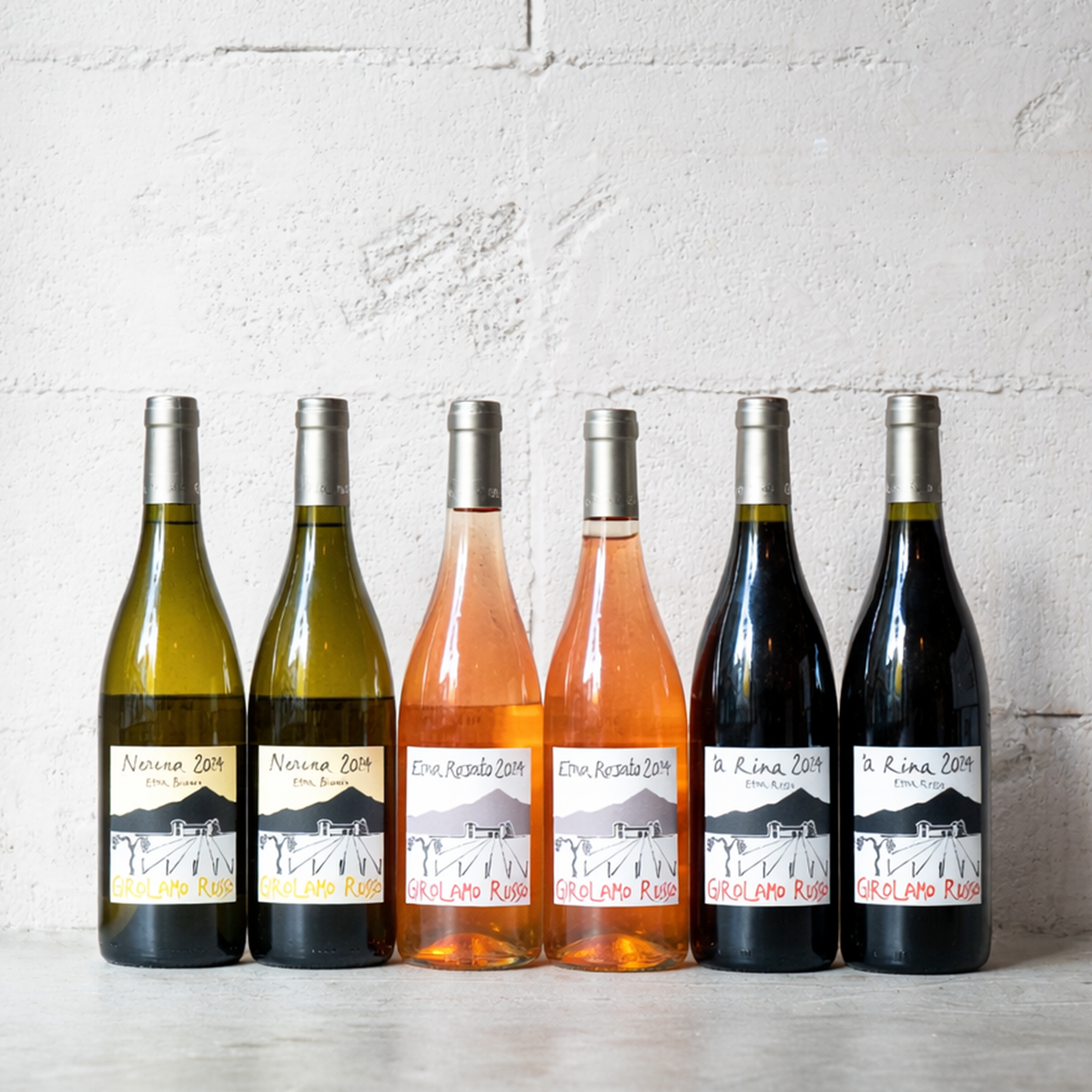 【特別価格】Regalo小倉が愛してやまない造り手「ジローラモ・ルッソ」ワインセット【白ロゼ赤3種6本】
